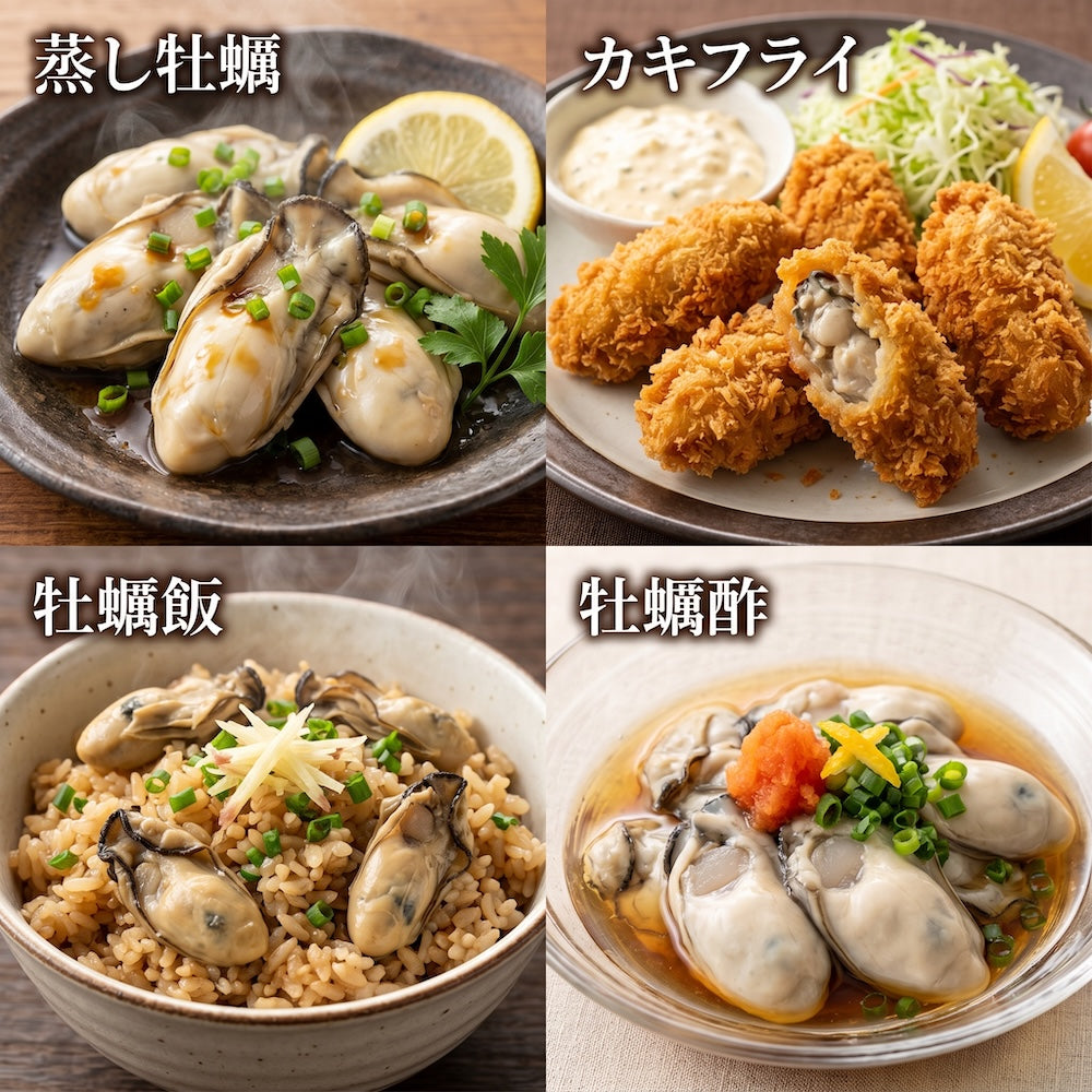 女川産殻付生牡蠣